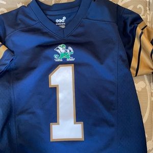 Notre Dame Jersey size 10/12 or Medium boys